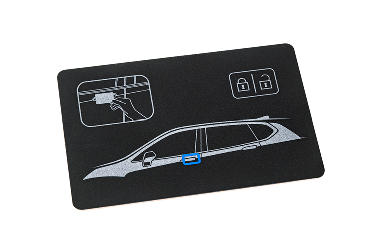 Les cartes-clés permettent d'accéder à votre véhicule depuis votre portefeuille