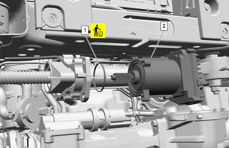 Remplacement du bloc de direction à crémaillère et pignon avec nouvelle transmission par courroie