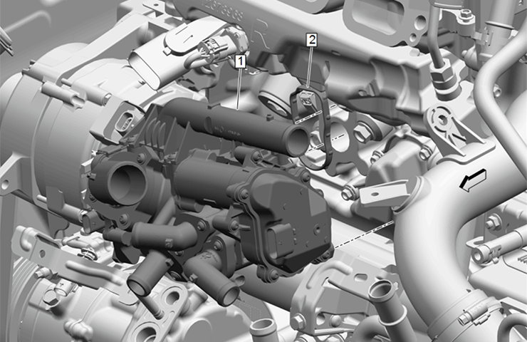 Défaillance de la vanne de régulation du liquide de refroidissement du moteur 1,3 L