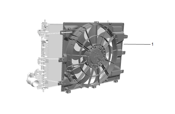 Ventilateur de refroidissement du moteur inopérant