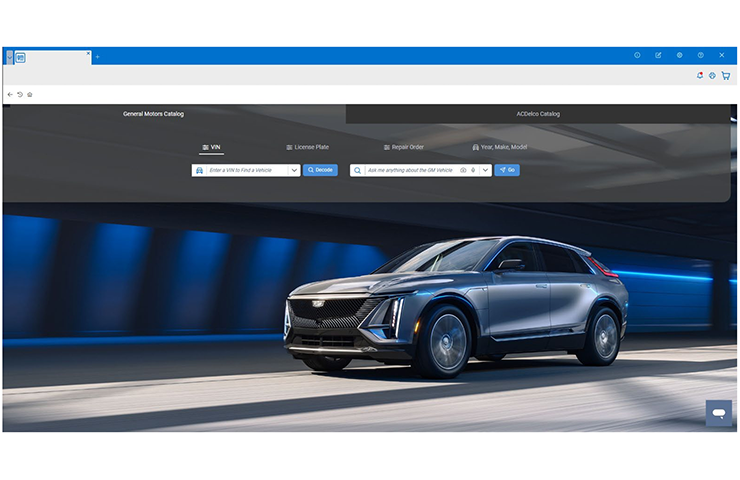 Le nouveau GM Parts Connect permet une recherche de pièces plus intelligente et plus rapide